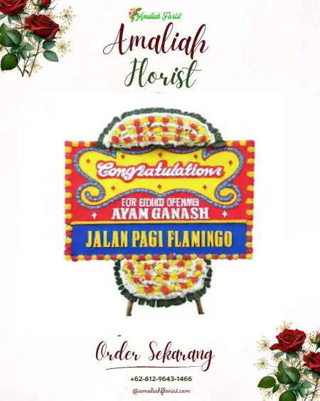 Sewa Papan Bunga Jalan Margonda Depok